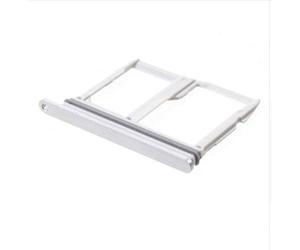For LG G6 H870 H871 H872 H870 K/S/V MICRO SD TRAY + NANO SIM TRAY SLOT Adapter Holder (Silver/Silver)