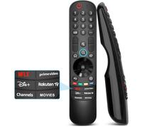 for LG TV Remote Control Replacement, for LG Smart TVs, Universal for Magic | for MR21GA MR22GA MR23GA MR24GA, 6 Shortcut Buttons, 1-Year Warranty, Responsive Buttons, No Pairing Required