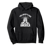 For Liberty's Sake WTF America Disappointed Miss Liberty Pullover Hoodie
