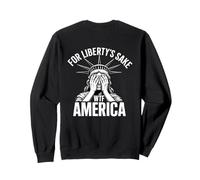 For Liberty's Sake WTF America Disappointed Miss Liberty Sweatshirt