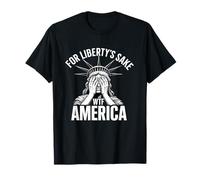 For Liberty's Sake WTF America Disappointed Miss Liberty T-Shirt