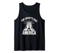 For Liberty's Sake WTF America Disappointed Miss Liberty Tank Top