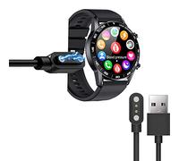 for LIGE Smart watch 1.39 inch Charger, 2 Pin Magnetic USB Replacement Charging Compatible with 2023 Newest LIGE SML1/SML2 Bluetooth Smart Watches for Men 1.39" Full Touch Screen (Black)