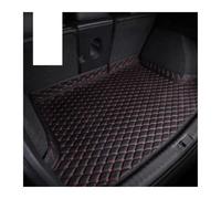 For Lincoln For Nautilus MKZ 2017-2022 Interior Details All Models PU Leather Car Trunk Mats Full Coverage Boot Protector(Black Red 4pcs)