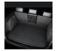 For Lincoln For Navigator 2018-2022 For Aviator For Corsair 2020-2022 Striped Leather Full Coverage Trunk Mat Interior Accessories Car Boot Mats(1*Black,Type A)