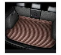 For Lincoln For Navigator For Aviator For Corsair 2020 2021 2022 Striped Leather Custom Full Coverage Car Trunk Mat Full Coverage Boot Protector(CoffeeA)