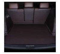 For Lincoln For Navigator For Aviator For Corsair 2020 2021 2022 Striped Leather Custom Full Coverage Car Trunk Mat Full Coverage Boot Protector(Black redB)