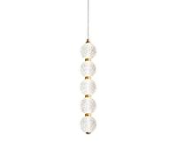 For Living Room Bedroom Bedside Dining Room,Personality Creative Light Luxury Brass Long Line Small,Coffee Shop Bar Lamp,LED Nordic Full Copper -Copper 8 * 46cm