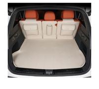 For Lixiang L6 L7 Flat Side Rear Cargo Waterproof Protect Carpet Liner Tail Boot Tray Cover Car Accessories Trunk Mat Car Trunk Mat(Half White)