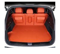 For Lixiang L6 L7 Flat Side Rear Cargo Waterproof Protect Carpet Liner Tail Boot Tray Cover Car Accessories Trunk Mat Car Trunk Mat(Half Orange)