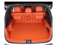 For Lixiang L6 L7 Flat Side Rear Cargo Waterproof Protect Carpet Liner Tail Boot Tray Cover Car Accessories Trunk Mat Car Trunk Mat(Full Orange)