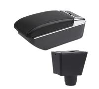 For Logan For Sandero 2 2018 Car Armrest Box Interior Parts Center Storage Car Armrest Box(B2 black line NO USB)