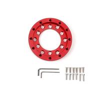 For Logitech G27 G25 PCD 70MM 24 Hole Adapter Racing Car Game Modificatio Steering Wheel Adapter Plate QR036 YIJIAVSX(Red)