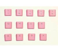for Logitech G915TKL G913 Mechanical Keyboard Ultrathin RGB Backlit Nonslip Computer Sports keycap G915 G815 G813 Texture Game 13 keycaps (Keycaps Pink)