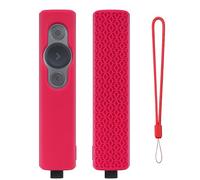 for Logitech Spotlight Presentation Remote Silicone Case Protective Cover Soft Shell Drop Protection (rose red)