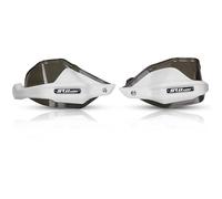 For Loncin For Voge SR1 ADV 125 2025 Motorcycle Windshield Handlebar Handguard Shield Hand Guard Protector(White brown Big6)