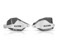 For Loncin For Voge SR1 ADV 125 2025 Motorcycle Windshield Handlebar Handguard Shield Hand Guard Protector(White Titanium Big12)