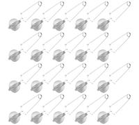 For Loose Tea, Quality Infusers, 20 Pcs Stainless Steel Tea Strainers, Handles Are Removable, Brewing Single Cup Is Perfect, Fine Optimal Filtration Mesh