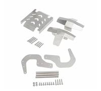 For LOSI For LMT 4Wd Rc Truck Car Solid Axle Monster Stainless Steel Chassis Protector Plate Front Bumper Kit Upgrade Parts Rc Upgrade Model