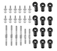 For Losi Micro-B 2Wd 1/24 For Buggy Rc Car Upgrade Parts Stainless Steel Adjustable Linkage Link Rod Set W Ball End Accessories RC Replacement Parts