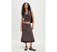 For Love & Lemons Betty Bud Midi Skirt Set at Free People in Black, Size: Small - female