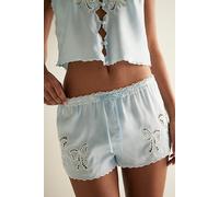 For Love & Lemons Delanie Sleep Shorts at Free People in Blue, Size: Small - female