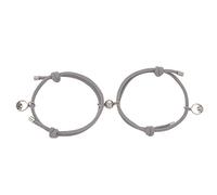 For Lovers Solemn Of Suction Love Alloy Bracelet A The Bracelets Hoop Earrings with Charms (Grey, One Size)