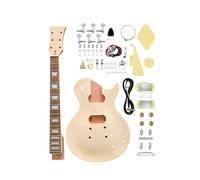 For LP Electric Guitar Semi-finished Set DIY Electric Guitar Hand-painted Hand-assembled Electric Guitar Body And Neck Guitar Body Kit (Color : Maple)
