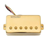 For LP Style Electric Guitar Series Classic Tone Ceramic Covered Humbucker Neck Bridge Pickup Electric Guitar Parts Pickup(Neck Gold)