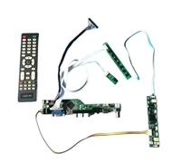 For LP154WX7 B154EW09 Controller Driver Board 15.4" 30-Pin LVDS 1280x800 USB+AV+HDMI+VGA TV Analog Signal Kit LCD Display Panel(For LP154WX7(TL)(B2))