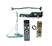 For LTM220M1 LTM220M2 M220EW01 M201EW02 Driver Board 1680 * 1050 LVDS-30Pin 4CCFL DVB Digital Signal Kit Screen USB+HDMI+VG AV+IR
