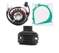 For LTZ400 2008 Engine Stator Coil+Voltage Regulator Rectifier For SU&ZUKI Quadsport Z 400 2003-2006 2007 With Gasket(A)