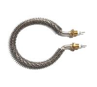For Lujinxun 304SUS Finned Circle M16 Connection Screw Size Dia.10mm 110V 220V 380V 1KW/1.2KW/1.5KW/1.8KW/2KW Copper Thread(110V,1.2KW 200mm)
