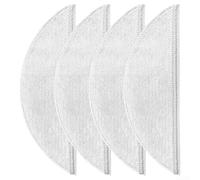 For Lydsto R5 R5D Robot Vacuum Mop Cloth Replacement 4 or 10 Pack Microfiber Mop Cloths for Maintaining Floors Clean and Hygienic (4 PCS-White)