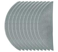 For Lydsto R5 R5D Robot Vacuum Mop Cloth Replacement 4 or 10 Pack Microfiber Mop Cloths for Maintaining Floors Clean and Hygienic (10 PCS-Grey)