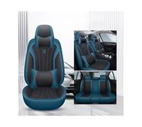For M&EGANE 3 For VW For Passat B6 For W205 For BMW F10 For Suzuki For Swift Full Set Leather Seat Covers Car Universal Seat Covers For Cars(Blue black A)