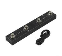For M-VAVE Chocolate BT for MIDI Foot Switch Controller Wireless 4 Buttons Pedal Rechargeable USB for CubeSuite App Metal Housing Portable for Musicians