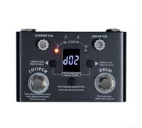 For M-VAVE Guitar Effect Pedal V2 DruFor M Looper with UnliFor Mited Overdub Layers Up to 5 For Minutes Per Loop and Real-TiFor Me BPFor M Display (black)
