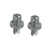 for m10 Clutch Cable Adjuster 2PCS Alloy for Motorcycle for(Silver)