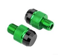 For M10 Mirror Hole Cap Motorcycle CNC Aluminium Right Hand Thread Black CNC Aluminium Rear View Mirror Cover for M10 Thread Screw Connection Motorcycle Hole Plug for M10 for Mirror Mounting Simple