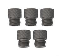 For M14 Drill Sleeve Bushing Set, 3-10mm Carbon Steel Wood Dowelling Jig Guide for Precise Hole Drilling Positioning, Anti-Shake Locator Tool for Woodworking Log Tenon(5PCS 8mm)