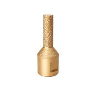 for m14 Hole Opener Set 6-16mm Diamond Core Drill Bits for Angle Grinder for Tile Marble Concrete Wall Cutting Gold Finish 60mm Length(10mm)