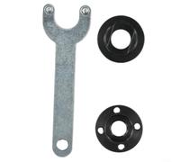 For M14 Thread Angle Grinder Inner And Outer Flange Nut Set Tool With Wrench For Secure Disc Holding And Easy Replacement In Metal Cutting Tasks