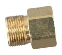 for m22 15mm to 14mm Adapter for Electric Pressure Washers | Solid brass construction, resistant, high durability, metric thread compatibility, 4500 PSI max
