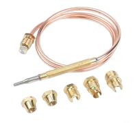 for m6 Thermocouple Probe 120cm for Gas Stoves for m6 Thermocouple(60CM) | for durable metal construction, 90cm size, secure nut connection, stable performance, for versatile fit