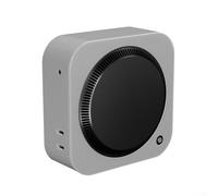 For Mac Mini 2024 Silicone Protective Sleeve Lightweight Design with Precise Openings for Convenience (Gray)