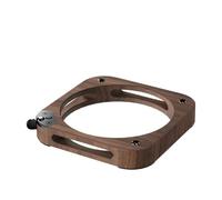 for MAC Mini M4/m4 Pro Walnut Heat Dissipation Base Bracket External switch button Mini Bracket Ventilation for MAC Hollow Host