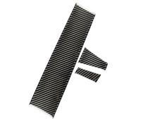 for Macan 2014-2020 Covers Stickers Interior Mouldings Center Console Trim | Fiber Center Console Air Outlet For Dashboard Carbon Auto Accessories Car Styling