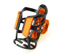 For Macbor Montana XR1 XR3 XR5 500X Eight Mile 500 Lord Martin Shifter MC1 Stormer R Fun 125 Motorcycle Water Bottle Drink Cup Holder Stand Beverage Cage Bracket(Orange)