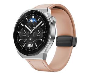 For Magnetic Buckle Silicone Leather Watch Band Black Designed For Modern Living